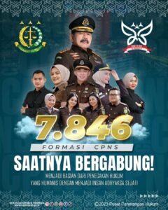 Kejaksaan Buka 7.846 Formasi CASN T.A 2023