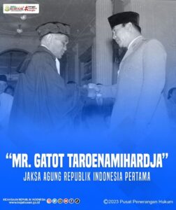 Mr. Gatot Taroenamihardja, Jaksa Agung Republik Indonesia Pertama