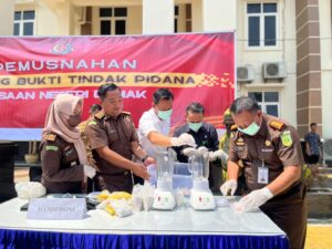 Pemusnahan Barang Bukti Tindak Pidana, Kejaksaan Negeri Demak