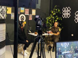 Kepala Seksi Intelijen Hadiri Podcast SMKN 1 Demak