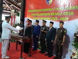 Pengambilan Sumpah/ Janji Jabatan dan Pelantikan Kepala Desa, Masa Jabatan 2023-2029