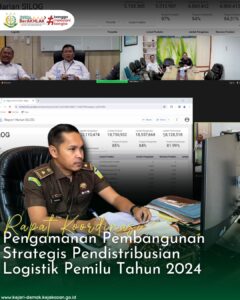 Rapat Koordinasi Pengamanan Pembangunan Strategis Pendistribusian Logistik Pemilu Tahun 2024