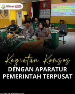 Kegiatan Komsos dengan Aparatur Pemerintah