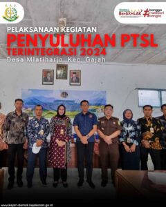 Penyuluhan PTSL Terintegrasi 2024, Desa Mlatiharjo, Gajah