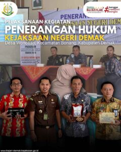 Penerangan Hukum Kejaksaan Negeri Demak di Desa Wonosari, Bonang