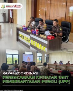 Rapat Koordinasi Perencanaan Kegiatan Unit Pemberantasan Pungli (UPP) Kab. Demak Tahun 2024