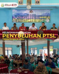 Penyuluhan PTSL Terintegrasi 2024, Desa Mojo, Wonosalam