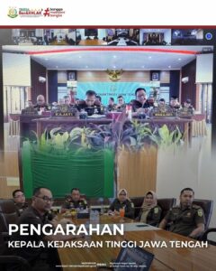 Pengarahan Kepala Kejaksaan Tinggi Jawa Tengah