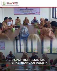 Rapat Tim Pemantau Perkembangan Politik