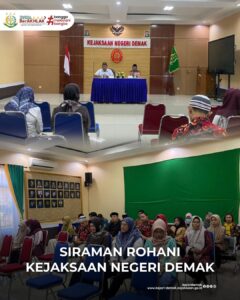 Siraman Rohani Kejaksaan Negeri Demak
