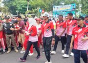 Jalan Sehat yang digelar Pemerintah Kabupaten Demak dalam rangka menyemarakkan Hari Jadi Kabupaten Demak ke-522