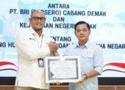 PENANDATANGANAN PERJANJIAN KERJASAMA ANTARA KEJAKSAAN NEGERI DEMAK DENGAN PT. BRI CABANG DEMAK