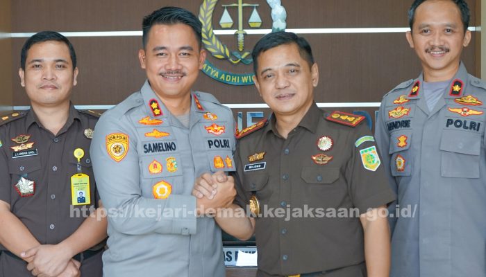 Kajari Demak Terima Kunjungan Silaturahmi Kapolres Demak untuk Perkuat Sinergi dan Kolaborasi Penegakan Hukum
