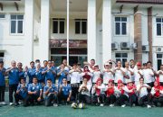 Kejaksaan Negeri Demak Bersama Dinas Kesehatan Gelar Pertandingan Persahabatan Bola Voli dalam Rangka Haornas 2026